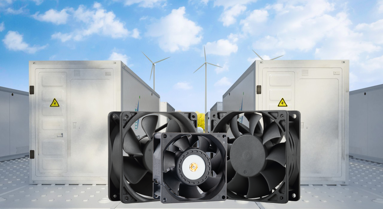Application of Small Axial Cooling Fans in Energy Storage Cabinet Cooling
